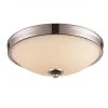 13 in. 19-Watt Equivalent Polished Chrome Integrated LED Flush Mount Kitchen Ceiling Light Fixture by Bel Air Lighting