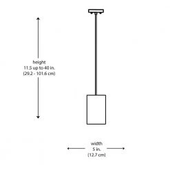 1-Light Polished Chrome Hanging Mini Kitchen Pendant Light with Cream Fabric Shade by Bel Air Lighting -GlowNest Shop polished chrome bel air lighting pendant lights pnd 810 77 1000