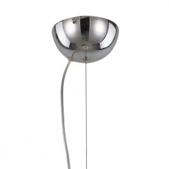 1-Light Polished Chrome Hanging Mini Kitchen Pendant Light with Clear Bee Hive Glass by Bel Air Lighting -GlowNest Shop polished chrome bel air lighting pendant lights pnd 962 cl 4f 1000