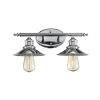 Griswald 2-Light Polished Chrome Bathroom Vanity Light Fixture with Metal Shades by Bel Air Lighting -GlowNest Shop polished chrome bel air lighting vanity lighting 20512 pc 64 1000