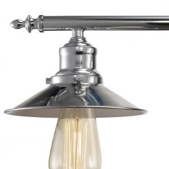 Griswald 4-Light Polished Chrome Bathroom Vanity Light Fixture with Metal Shades by Bel Air Lighting -GlowNest Shop polished chrome bel air lighting vanity lighting 20514 pc 4f 1000