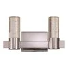 Georgie 14.25 in. 2-Light Polished Chrome Integrated LED Bathroom Vanity Light Fixture with Bubble Glass by Bel Air Lighting 1 Georgie 14.25 in. 2-Light Polished Chrome Integrated LED Bathroom Vanity Light Fixture with Bubble Glass by Bel Air Lighting -GlowNest Shop polished chrome bel air lighting vanity lighting 21272 pc 64 1000