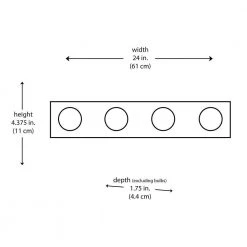 Lyric 4-Light Polished Chrome Bathroom Vanity Light Fixture by Bel Air Lighting -GlowNest Shop polished chrome bel air lighting vanity lighting 3004 pc 77 1000