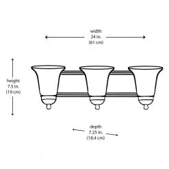 Cabernet Collection 3-Light Polished Chrome Bathroom Vanity Light Fixture with White Marbleized Shade by Bel Air Lighting 9 Cabernet Collection 3-Light Polished Chrome Bathroom Vanity Light Fixture with White Marbleized Shade by Bel Air Lighting -GlowNest Shop polished chrome bel air lighting vanity lighting 3503 pc 77 1000