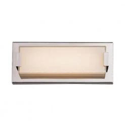 Patterson 6-Watt Polished Chrome Integrated LED Bathroom Vanity Light Fixture by Bel Air Lighting