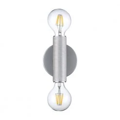 Auburn 6 in. 2-Light Polished Chrome Wall Sconce Light Fixture by Bel Air Lighting -GlowNest Shop polished chrome bel air lighting wall sconces 22300 pc 1f 1000