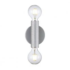 Auburn 6 in. 2-Light Polished Chrome Wall Sconce Light Fixture by Bel Air Lighting -GlowNest Shop polished chrome bel air lighting wall sconces 22300 pc 4f 1000