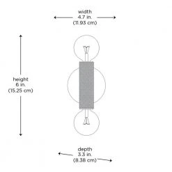 Auburn 6 in. 2-Light Polished Chrome Wall Sconce Light Fixture by Bel Air Lighting -GlowNest Shop polished chrome bel air lighting wall sconces 22300 pc 77 1000
