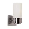 Fusion 1-Light Polished Chrome Wall Sconce Light Fixture with Frosted Glass Shade by Bel Air Lighting 2 Fusion 1-Light Polished Chrome Wall Sconce Light Fixture with Frosted Glass Shade by Bel Air Lighting -GlowNest Shop polished chrome bel air lighting wall sconces 2912 pc 64 1000