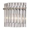 9.25 in Polished Chrome Wall Sconce Light Fixture with Glass Tube Shade by Bel Air Lighting -GlowNest Shop polished chrome bel air lighting wall sconces 71091 pc 64 1000