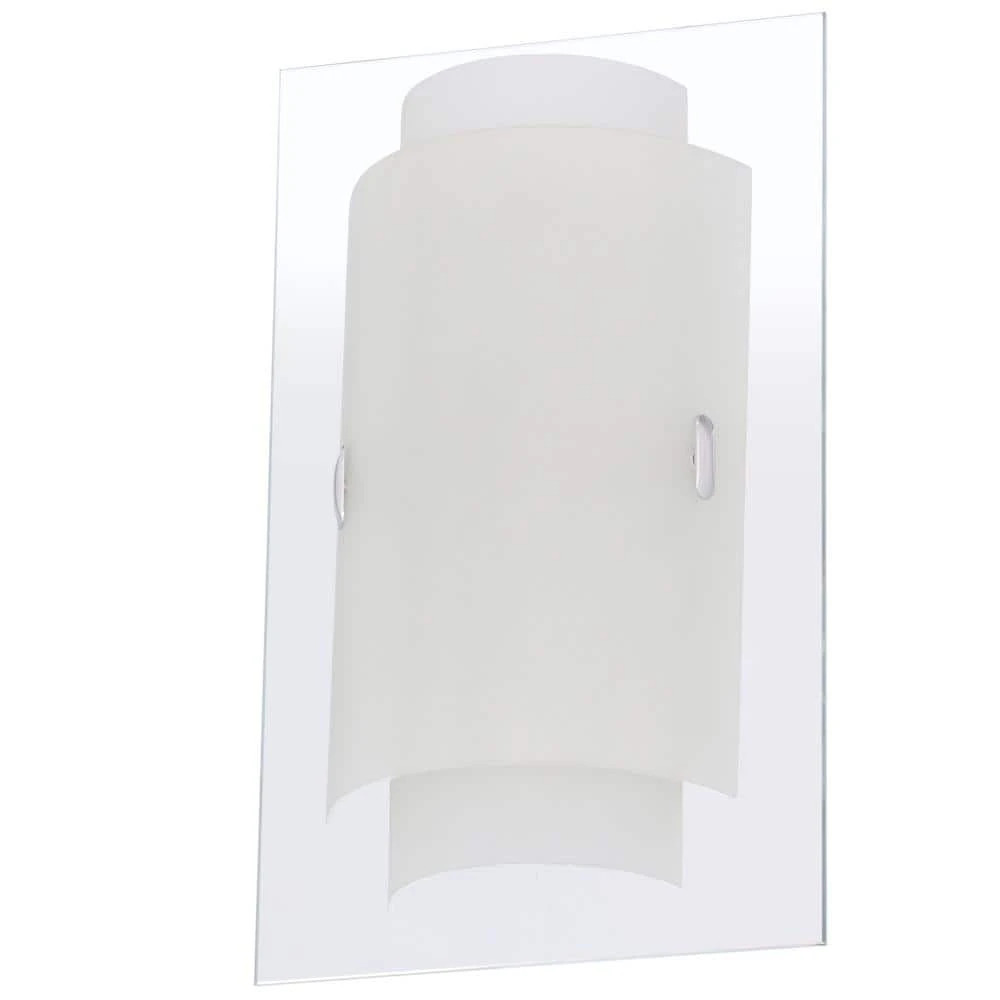 Noelle 2-Light Polished Chrome Wall Sconce Light Fixture with Frosted Glass Shade by Bel Air Lighting 7 Noelle 2-Light Polished Chrome Wall Sconce Light Fixture with Frosted Glass Shade by Bel Air Lighting - Image 5