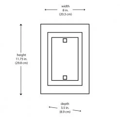 Norfolk 1-Light Polished Chrome Wall Sconce Light Fixture with Frosted Glass Shade by Bel Air Lighting 8 Norfolk 1-Light Polished Chrome Wall Sconce Light Fixture with Frosted Glass Shade by Bel Air Lighting -GlowNest Shop polished chrome bel air lighting wall sconces mdn 845 77 1000
