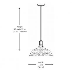 1-Light Polished Nickel Hanging Kitchen Pendant Light with Seeded Glass Dome Shade by Bel Air Lighting -GlowNest Shop polished nickel bel air lighting chandeliers pnd 2069 pn 77 1000