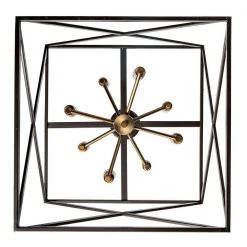 Ackerman 8-Light Oil Rubbed Bronze and Antique Brass Hanging Kitchen Pendant Light with Metal Shade by Bel Air Lighting -GlowNest Shop rubbed oil bronze and antique brass bel air lighting chandeliers 71058 rob ab 44 1000