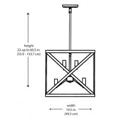 Ackerman 8-Light Oil Rubbed Bronze and Antique Brass Hanging Kitchen Pendant Light with Metal Shade by Bel Air Lighting -GlowNest Shop rubbed oil bronze and antique brass bel air lighting chandeliers 71058 rob ab a0 1000