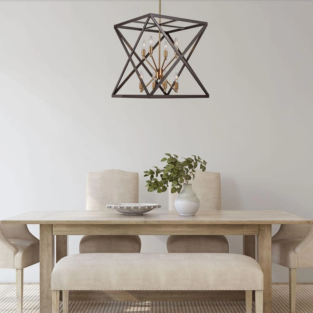 GlowNest Shop -GlowNest Shop rubbed oil bronze and antique brass bel air lighting chandeliers 71058 rob ab e1 1000