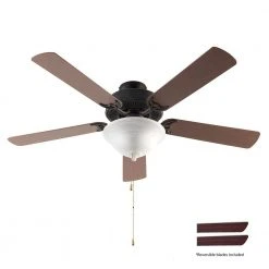 Solana 52 in. Indoor Oil Rubbed Bronze Ceiling Fan with Light Kit and Reversible Blades by Bel Air Lighting 12 Solana 52 in. Indoor Oil Rubbed Bronze Ceiling Fan with Light Kit and Reversible Blades by Bel Air Lighting -GlowNest Shop rubbed oil bronze bel air lighting ceiling fans with lights f 1000 rob c3 1000