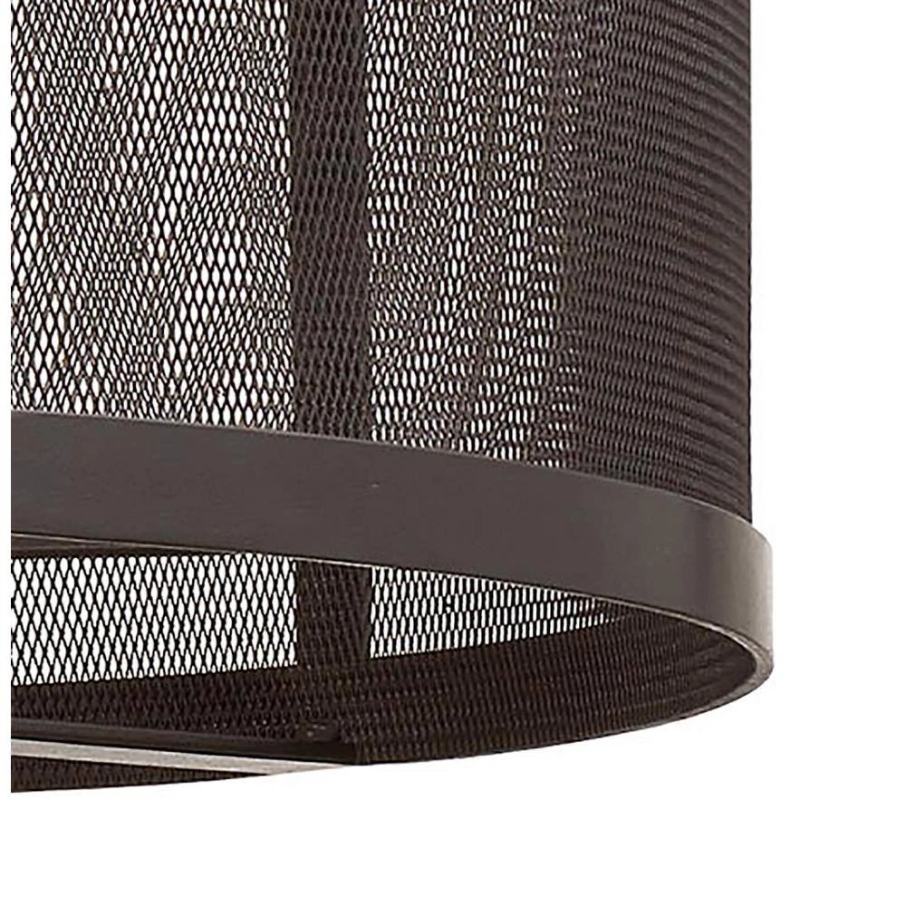 Mesh 30 in. 8-Light Oil Rubbed Bronze Hanging Kitchen Pendant Light with Metal Shade by Bel Air Lighting 7 Mesh 30 in. 8-Light Oil Rubbed Bronze Hanging Kitchen Pendant Light with Metal Shade by Bel Air Lighting - Image 5