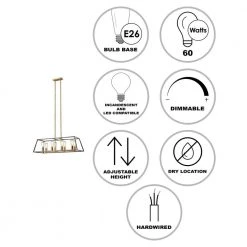 Adams 8-Light Oil Rubbed Bronze Island Hanging Kitchen Pendant Light with Metal Shade by Bel Air Lighting -GlowNest Shop rubbed oil bronze bel air lighting chandeliers 10468 rob 40 1000