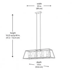 Adams 8-Light Oil Rubbed Bronze Island Hanging Kitchen Pendant Light with Metal Shade by Bel Air Lighting -GlowNest Shop rubbed oil bronze bel air lighting chandeliers 10468 rob 77 1000