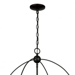 Agnew 5-Light Oil Rubbed Bronze Hanging Kitchen Pendant Light with Metal Shade by Bel Air Lighting -GlowNest Shop rubbed oil bronze bel air lighting chandeliers 10815 rob 1f 1000