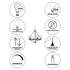 GlowNest Shop -GlowNest Shop rubbed oil bronze bel air lighting chandeliers 10866 rob 40 1000