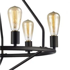 6-Light Rubbed Oil Bronze Wagon Wheel Chandelier for Dining Room by Bel Air Lighting -GlowNest Shop rubbed oil bronze bel air lighting chandeliers 10866 rob c3 1000