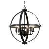 Laurence 6-Light Oil Rubbed Bronze Hanging Kitchen Pendant Light with Metal Shade by Bel Air Lighting -GlowNest Shop rubbed oil bronze bel air lighting chandeliers 70596 rob 64 1000