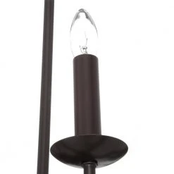 Laurence 6-Light Oil Rubbed Bronze Hanging Kitchen Pendant Light with Metal Shade by Bel Air Lighting -GlowNest Shop rubbed oil bronze bel air lighting chandeliers 70596 rob c3 1000