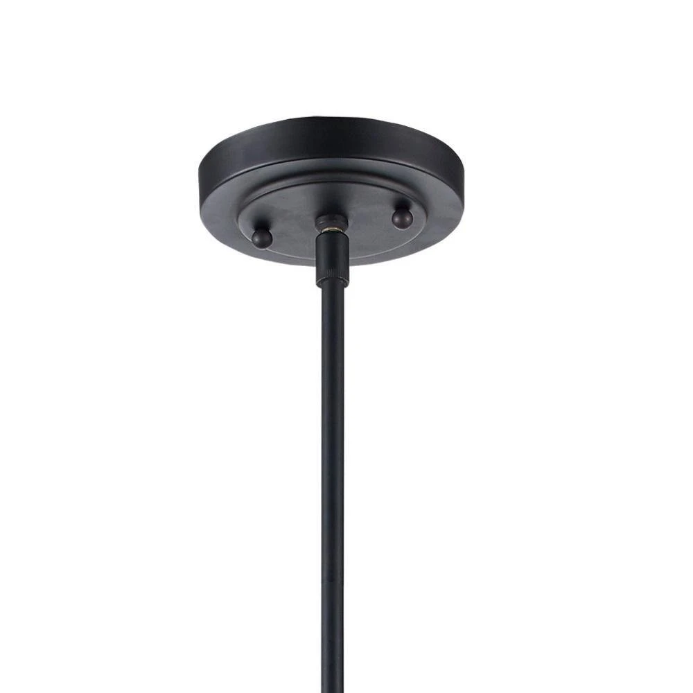 Underwood 6-Light Rubbed Oil Bronze Wagon Wheel Hanging Kitchen Pendant Light by Bel Air Lighting 10 Underwood 6-Light Rubbed Oil Bronze Wagon Wheel Hanging Kitchen Pendant Light by Bel Air Lighting - Image 8