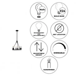 Underwood 6-Light Rubbed Oil Bronze Wagon Wheel Hanging Kitchen Pendant Light by Bel Air Lighting 19 Underwood 6-Light Rubbed Oil Bronze Wagon Wheel Hanging Kitchen Pendant Light by Bel Air Lighting -GlowNest Shop rubbed oil bronze bel air lighting chandeliers 70846 rob 31 1000