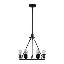 Underwood 6-Light Rubbed Oil Bronze Wagon Wheel Hanging Kitchen Pendant Light by Bel Air Lighting 16 Underwood 6-Light Rubbed Oil Bronze Wagon Wheel Hanging Kitchen Pendant Light by Bel Air Lighting -GlowNest Shop rubbed oil bronze bel air lighting chandeliers 70846 rob c3 1000