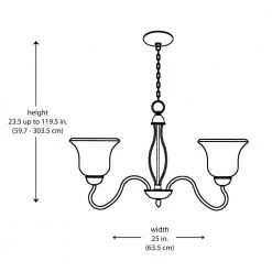 Glasswood 5-Light Oil Rubbed Bronze Chandelier for Dining Room with Tea Stain Glass Shades by Bel Air Lighting -GlowNest Shop rubbed oil bronze bel air lighting chandeliers 8165 rob 77 1000
