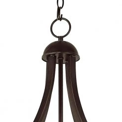 Vitalian 4-Light Oil Rubbed Bronze Hanging Kitchen Pendant Light with Frosted Glass Shade by Bel Air Lighting -GlowNest Shop rubbed oil bronze bel air lighting chandeliers 8178 rob 4f 1000