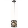 Fisher 1-Light Oil Rubbed Bronze Hanging Kitchen Pendant Light with Metal and Glass Shade by Bel Air Lighting -GlowNest Shop rubbed oil bronze bel air lighting chandeliers pnd 2023 rob 64 1000