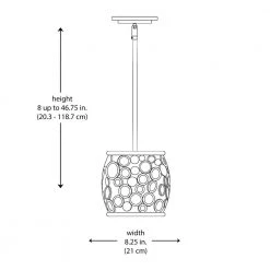 Fisher 1-Light Oil Rubbed Bronze Hanging Kitchen Pendant Light with Metal and Glass Shade by Bel Air Lighting -GlowNest Shop rubbed oil bronze bel air lighting chandeliers pnd 2023 rob 77 1000