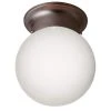 Dash 6 in. 1-Light Oil Rubbed Bronze Flush Mount Kitchen Ceiling Light Fixture with Opal Glass by Bel Air Lighting 2 Dash 6 in. 1-Light Oil Rubbed Bronze Flush Mount Kitchen Ceiling Light Fixture with Opal Glass by Bel Air Lighting -GlowNest Shop rubbed oil bronze bel air lighting flush mount lights 3606 rob 64 1000