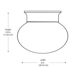 Dash 8 in. 1-Light Oil Rubbed Bronze Flush Mount Kitchen Ceiling Light Fixture with Opal Glass by Bel Air Lighting -GlowNest Shop rubbed oil bronze bel air lighting flush mount lights 3618 rob 4f 1000