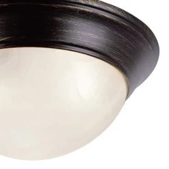 Athena 16 in. 3-Light Oil Rubbed Bronze Flush Mount Kitchen Ceiling Light Fixture with Marbleized Glass Shade by Bel Air Lighting 8 Athena 16 in. 3-Light Oil Rubbed Bronze Flush Mount Kitchen Ceiling Light Fixture with Marbleized Glass Shade by Bel Air Lighting -GlowNest Shop rubbed oil bronze bel air lighting flush mount lights 57702 rob c3 1000