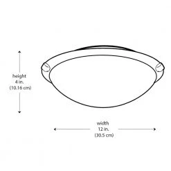 Cullen 12 in. 2-Light Oil Rubbed Bronze Flush Mount Kitchen Ceiling Light Fixture with Frosted Glass Shade by Bel Air Lighting 9 Cullen 12 in. 2-Light Oil Rubbed Bronze Flush Mount Kitchen Ceiling Light Fixture with Frosted Glass Shade by Bel Air Lighting -GlowNest Shop rubbed oil bronze bel air lighting flush mount lights 58706 rob 4f 1000