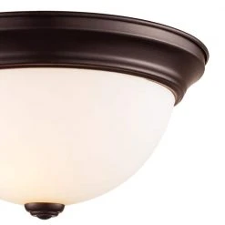 Mod Pod 11.5 in. 1-Light Oil Rubbed Bronze Flush Mount Kitchen Ceiling Light Fixture with Frosted Glass by Bel Air Lighting 9 Mod Pod 11.5 in. 1-Light Oil Rubbed Bronze Flush Mount Kitchen Ceiling Light Fixture with Frosted Glass by Bel Air Lighting -GlowNest Shop rubbed oil bronze bel air lighting flush mount lights 70526 11 rob c3 1000