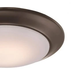 Vanowen 7.5 in. 13-Watt Oil Rubbed Bronze Integrated LED Flush Mount Kitchen Ceiling Light Fixture by Bel Air Lighting -GlowNest Shop rubbed oil bronze bel air lighting flush mount lights led 30016 rob c3 1000