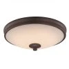 11 in. 15-Watt Equivalent Oil Rubbed Bronze Integrated LED Flush Mount Kitchen Ceiling Light Fixture by Bel Air Lighting -GlowNest Shop rubbed oil bronze bel air lighting flush mount lights led 30079 rob 64 1000