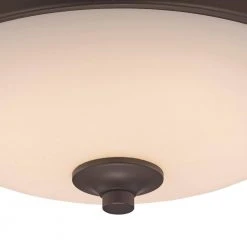 13 in. 19-Watt Equivalent Oil Rubbed Bronze Integrated LED Flush Mount Kitchen Ceiling Light Fixture by Bel Air Lighting 10 13 in. 19-Watt Equivalent Oil Rubbed Bronze Integrated LED Flush Mount Kitchen Ceiling Light Fixture by Bel Air Lighting -GlowNest Shop rubbed oil bronze bel air lighting flush mount lights led 30080 rob c3 1000
