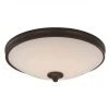 15 in. 24-Watt Equivalent Oil Rubbed Bronze Integrated LED Flush Mount Kitchen Ceiling Light Fixture by Bel Air Lighting -GlowNest Shop rubbed oil bronze bel air lighting flush mount lights led 30081 rob 64 1000