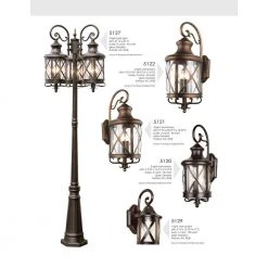 Chandler 3-Light Oil Rubbed Bronze Outdoor Wall Light Sconce Lantern with Seeded Glass by Bel Air Lighting -GlowNest Shop rubbed oil bronze bel air lighting outdoor sconces 5121 rob d4 1000