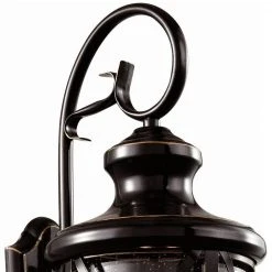 Chandler 4-Light Oil Rubbed Bronze Outdoor Wall Light Sconce Lantern with Seeded Glass by Bel Air Lighting -GlowNest Shop rubbed oil bronze bel air lighting outdoor sconces 5122 rob c3 1000