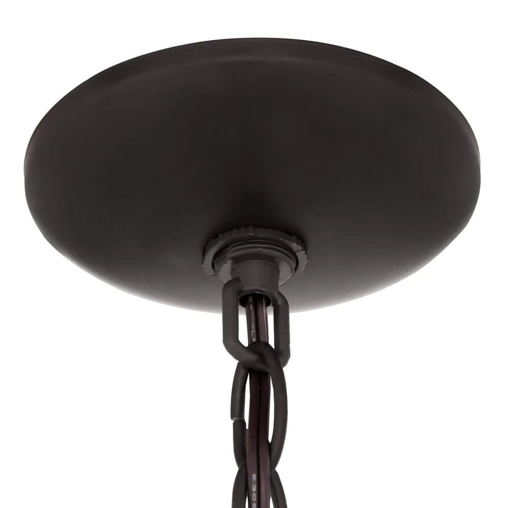 Eastwood II 10 in. 1-Light Oil Rubbed Bronze Hanging Mini Kitchen Pendant Light with Clear Glass Shade by Bel Air Lighting 9 Eastwood II 10 in. 1-Light Oil Rubbed Bronze Hanging Mini Kitchen Pendant Light with Clear Glass Shade by Bel Air Lighting - Image 7