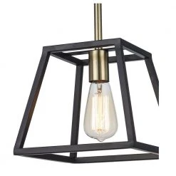 Adams 1-Light Oil Rubbed Bronze Hanging Mini Kitchen Pendant Light with Metal Shade by Bel Air Lighting -GlowNest Shop rubbed oil bronze bel air lighting pendant lights 10461 rob 4f 1000