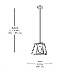 Adams 1-Light Oil Rubbed Bronze Hanging Mini Kitchen Pendant Light with Metal Shade by Bel Air Lighting -GlowNest Shop rubbed oil bronze bel air lighting pendant lights 10461 rob 77 1000